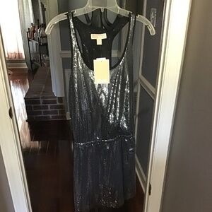 Michael Kors Silver Dress Silver